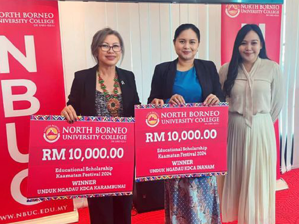 NBUC Sponsors the Education Scholarship Prize of the Unduk Ngadau Kaamatan 2024